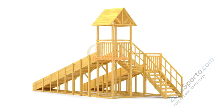 Зимняя горка Савушка Зима Wood 7/2 Зимняя горка Савушка Зима Wood 7/2