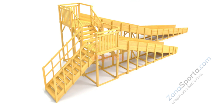 Зимняя горка Савушка Зима Wood-9 Зимняя горка Савушка Зима Wood-9