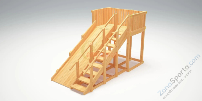 Зимняя горка Савушка Зима Wood-3 Зимняя горка Савушка Зима Wood-3
