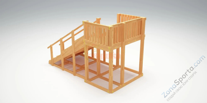 Зимняя горка Савушка Зима Wood-3 Зимняя горка Савушка Зима Wood-3
