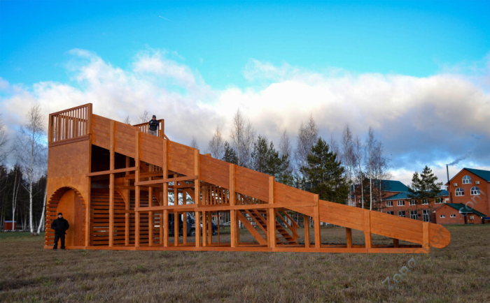 Зимняя горка Вичуга Зимняя горка Вичуга