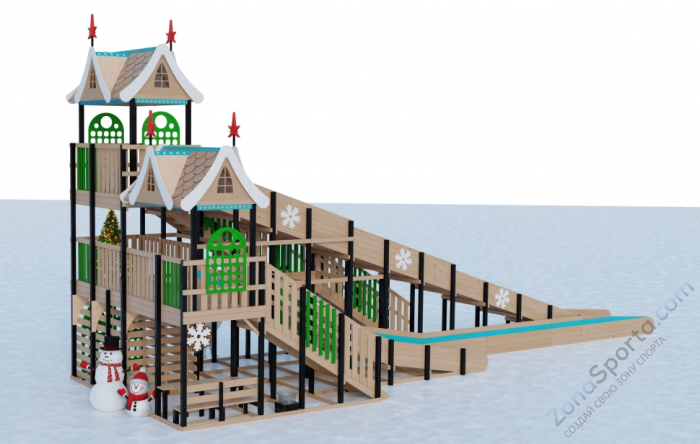 Зимняя горка Волшебная Зима 4 Зимняя горка Волшебная Зима 4