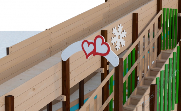 Зимняя горка Волшебная Зима 4 Зимняя горка Волшебная Зима 4