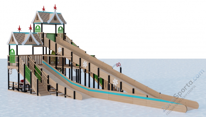 Зимняя горка Волшебная Зима 4 Зимняя горка Волшебная Зима 4