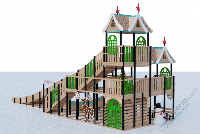 Зимняя горка Волшебная Зима 4 Зимняя горка Волшебная Зима 4