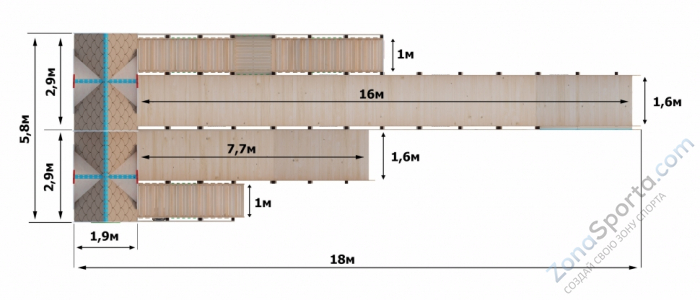 Зимняя горка Волшебная Зима 4 Зимняя горка Волшебная Зима 4