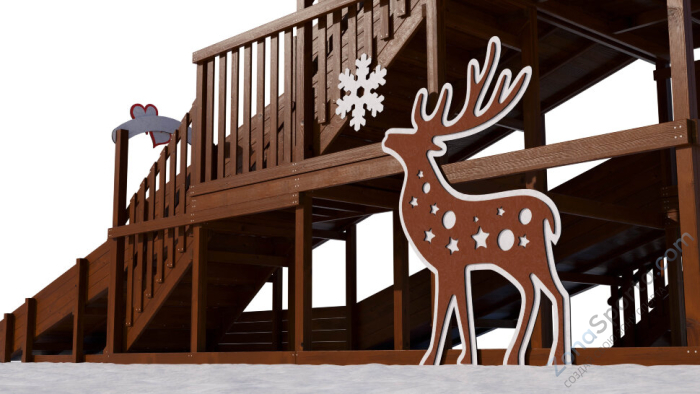 Зимняя заливная горка Сибирячка Зимняя заливная горка Сибирячка